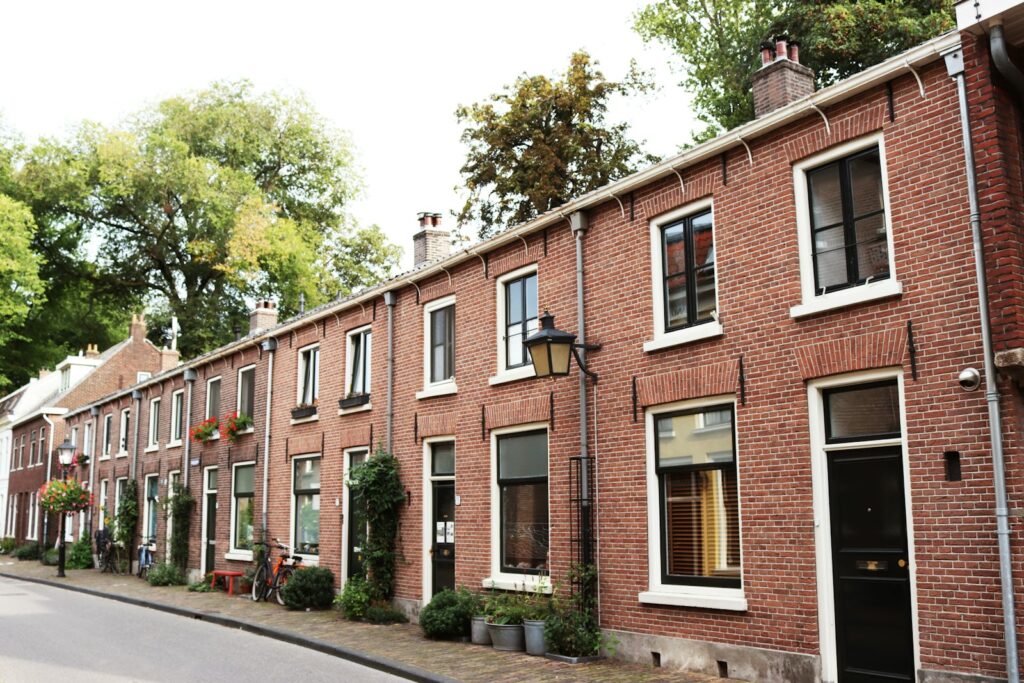 Woning met grote ramen